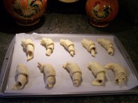 Roll & Bake 375 degrees for 10 min.